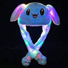 Funny Plush Bunny Hat with Moving Ears 🐰